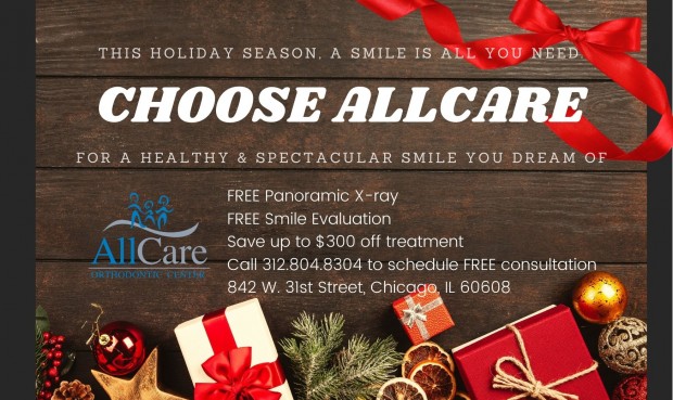 AllCare Orthodontic Center Holiday Card