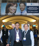 Dr. Kusnoto and Dr. Tarek ElBially (from the University of Alberta Canada) at the 2013 AAO